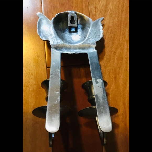 š¼For Christmas! Pewter Angel Candle HolderšHolds long tapers. - Picture 4 of 4
